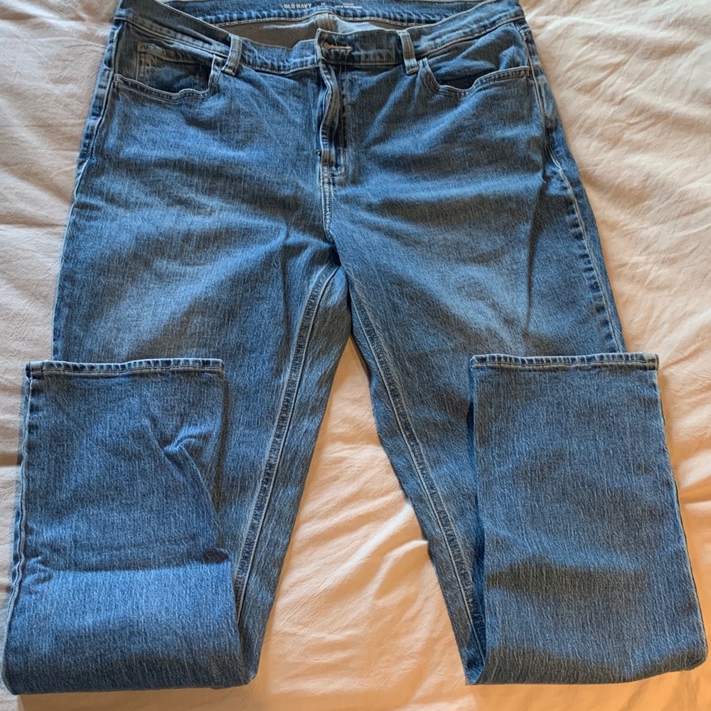 Old Navy mid rise wow boyfriend Blue Jeans